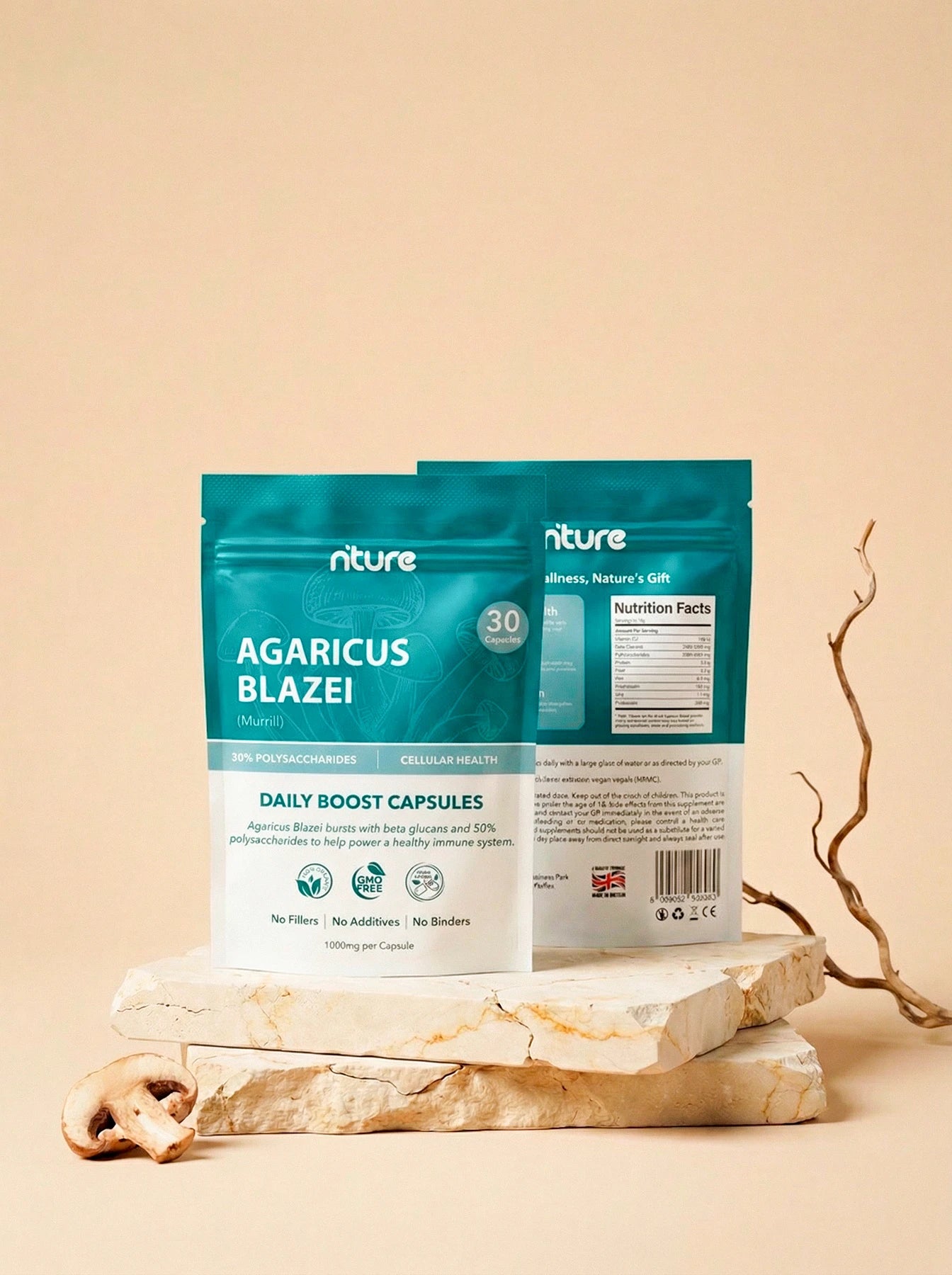 Agaricus Blazei Mushroom Capsules