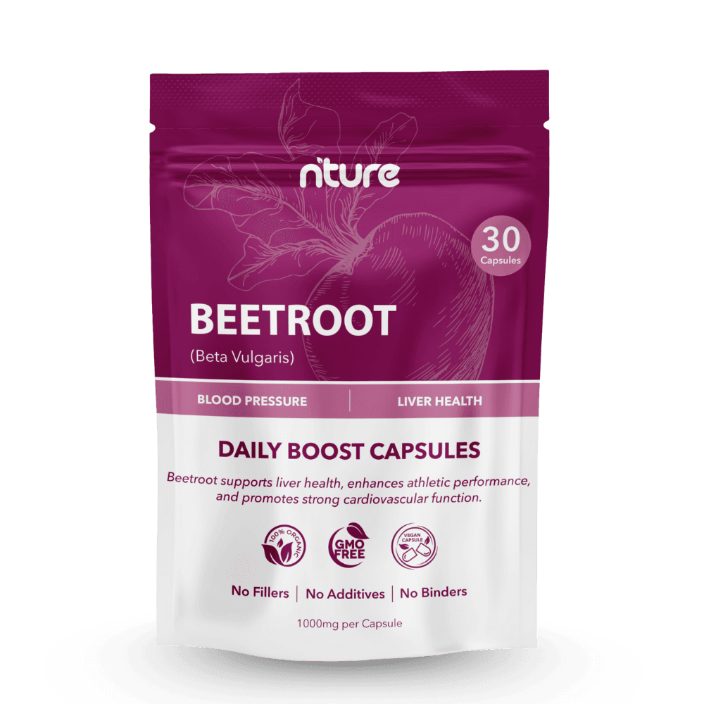 Beetroot Powder Capsules – front label