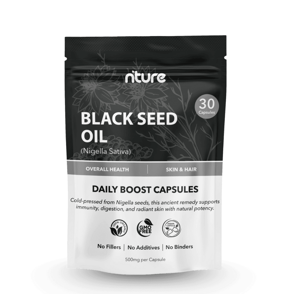 Black Seed Oil Capsules – front label