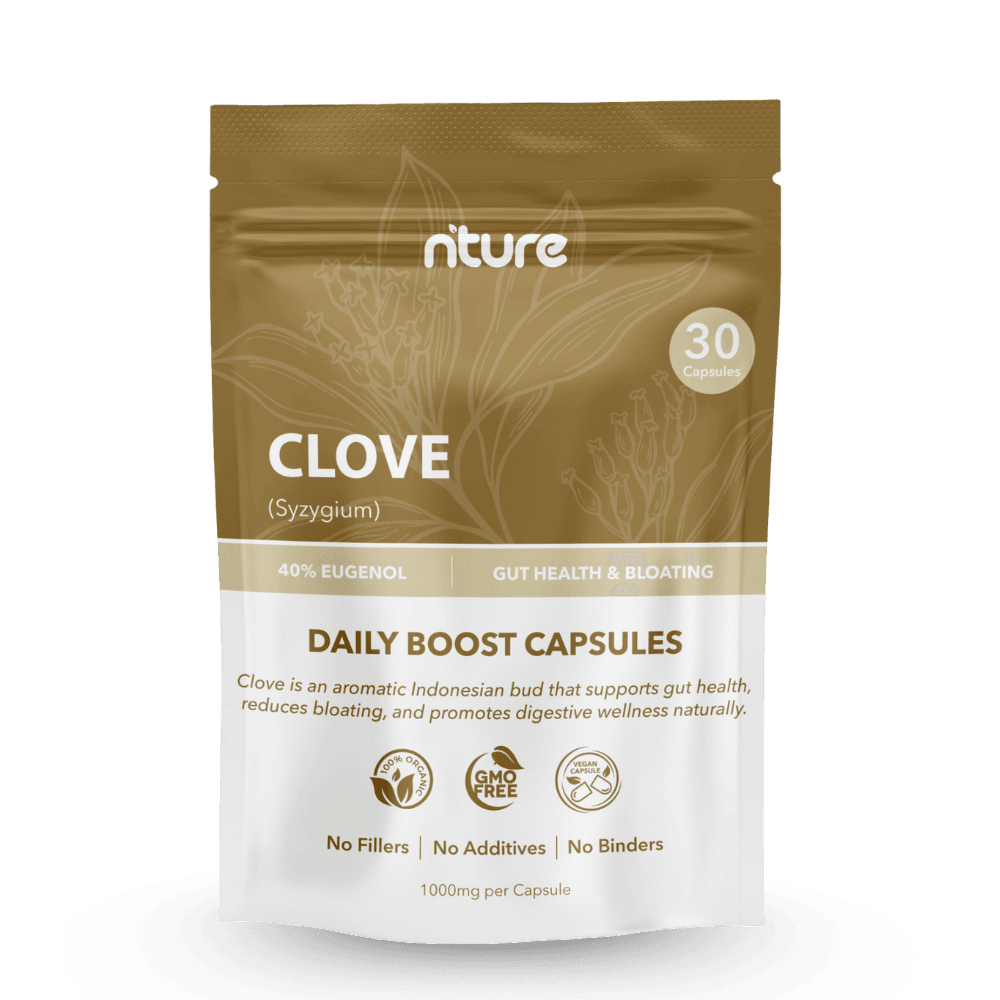 Clove Powder Capsules – front label