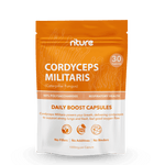 Cordyceps Militaris Capsules – front label