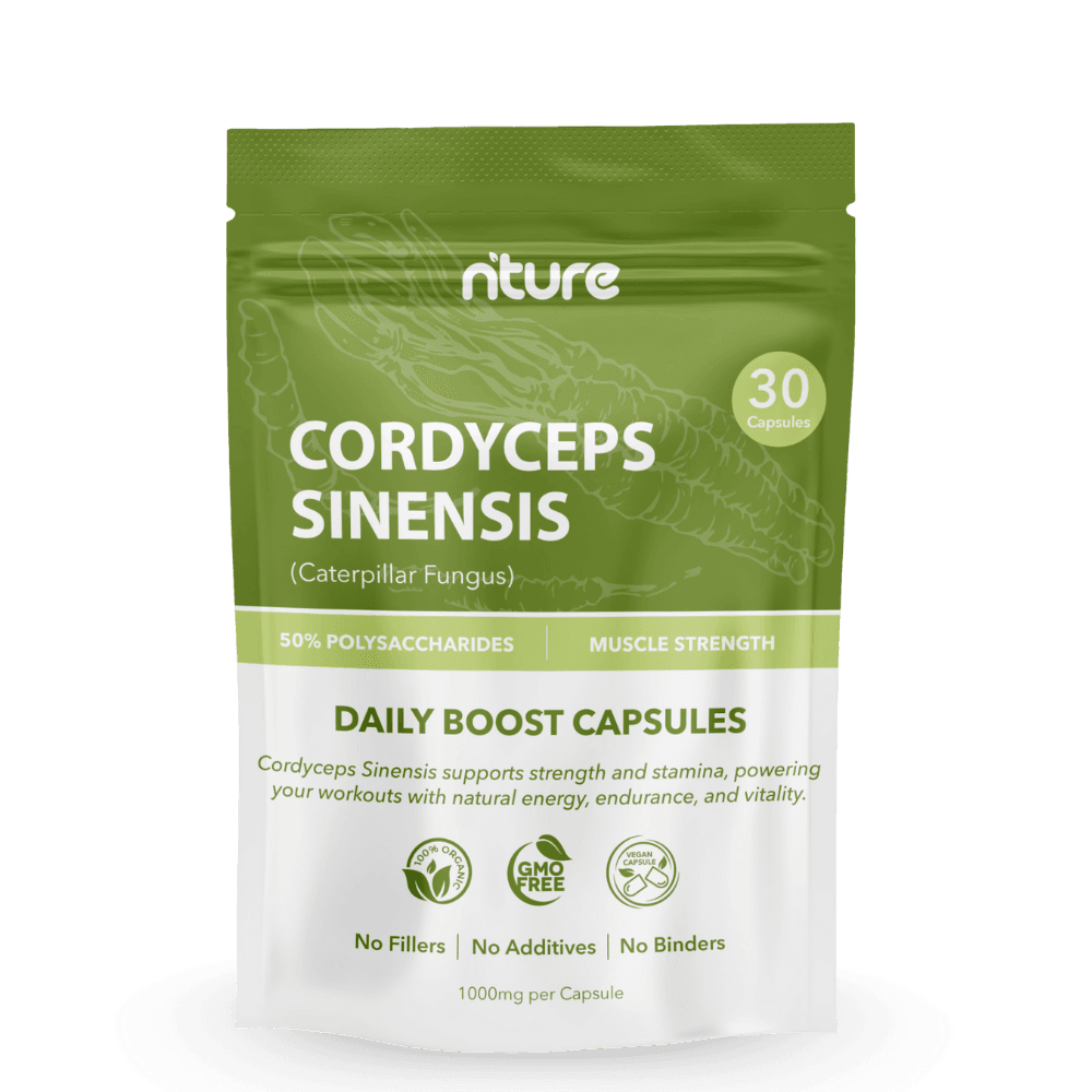 Included in bundle: Cordyceps Sinensis Capsules