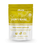 Lion's Mane Mushroom Capsules – front label