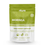 Moringa Powder Capsules – front label