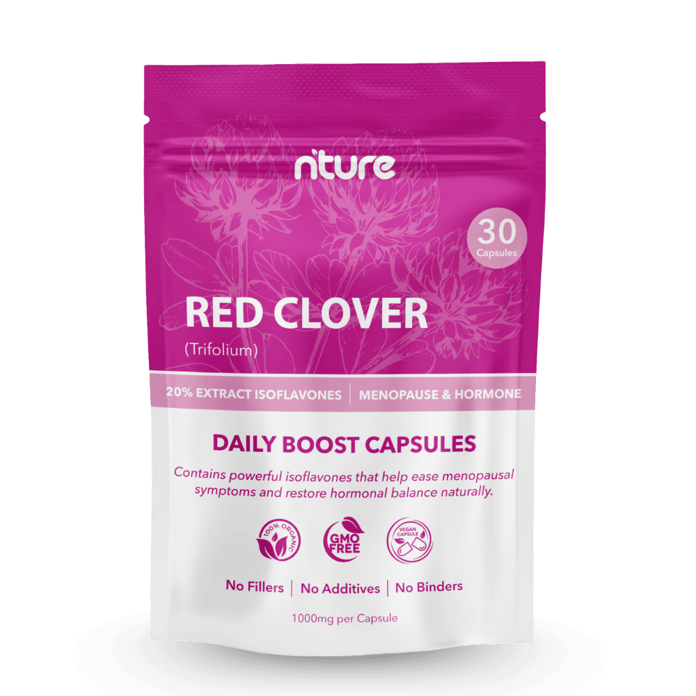 Included in bundle: Red Clover Capsules