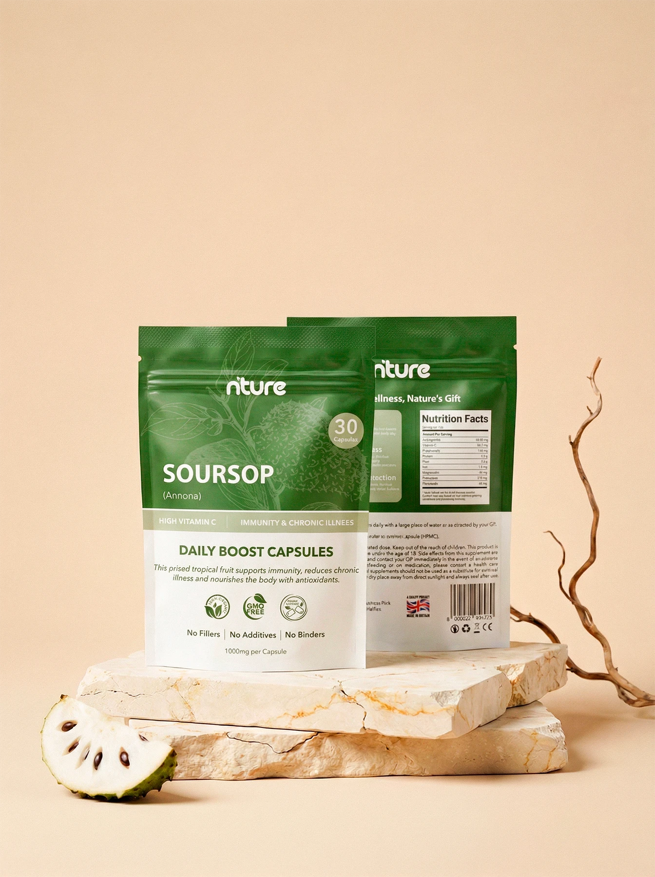 Soursop (Graviola) Leaf Capsules