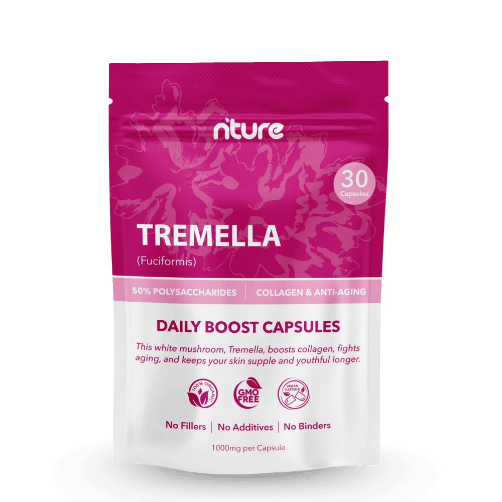 Included in bundle: Tremella Mushroom Capsules